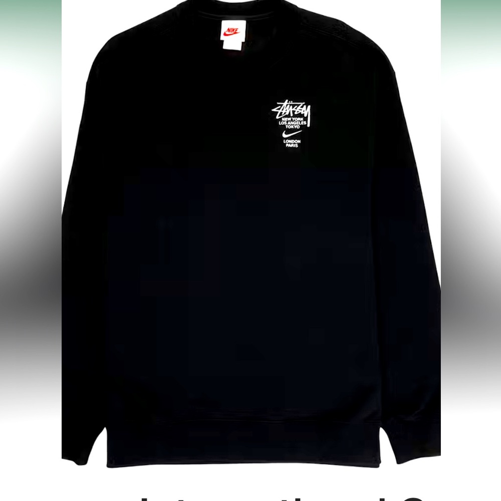 Nike X Stussy Crewneck -EUC🖤